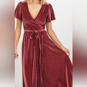 Baltic Born - Andi ribbed velvet wrap - size small